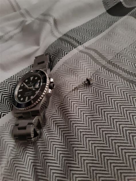 crowncame off rolex submariner|Crown and Stem pulled out .